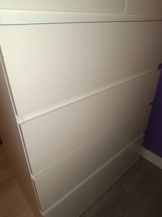Cajonera blanca como nueva