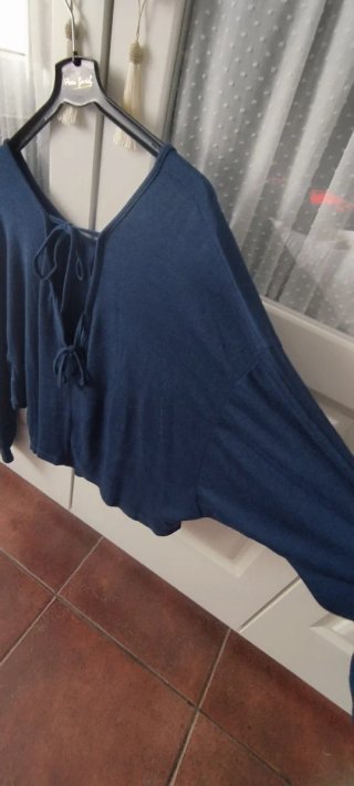 Camiseta azul entretiempo