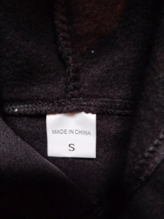 Sudadera Negra Básica Talla S