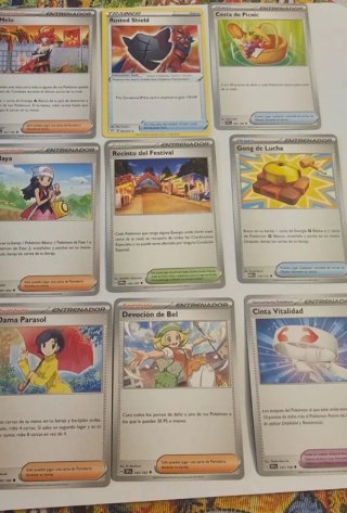 Lote di carte Pokémon Trainer in spagnolo - 25€