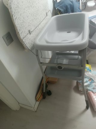 Cambiador bebé bañera plegable