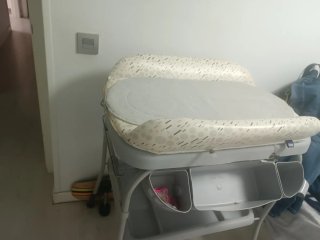 Cambiador bebé bañera plegable