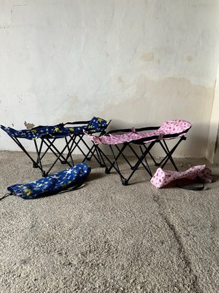 Hamacas infantiles plegables (2 unidades) 15€ una.