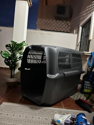 Transportín Perro Grande Gris