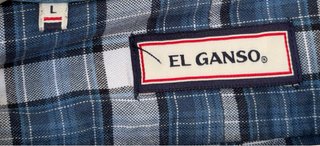 Camisa cuadros azul y blanco El Ganso