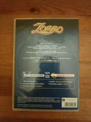 Zorro Il Complotto DVD Animazione