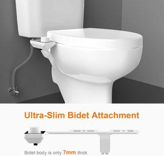 Ibergrif Bidet WC Doble Boquilla Retráctil