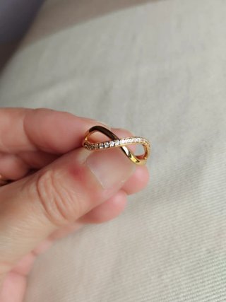 Pendientes y Anillo Singularu bañados en oro