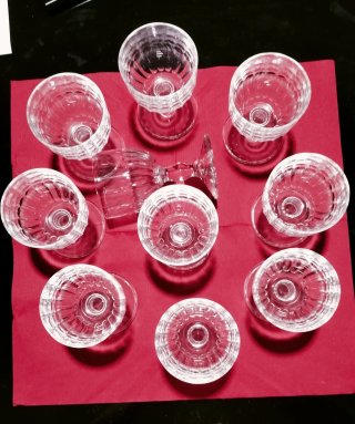 Set 10 Bicchieri Vetro