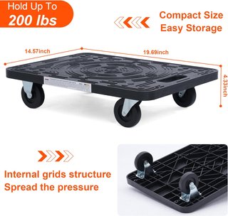 Plataforma Rodante Maxworks Polipropileno