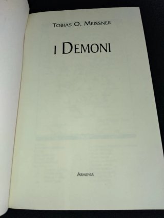 I DEMONI di Tobias O. M. - Libro Fantasy