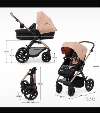 Carrito bebé 3 en 1 Kinderkraft