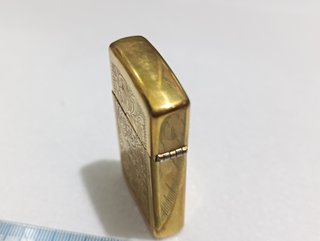 Accendino Zippo Slim Dorato H-XI 1995