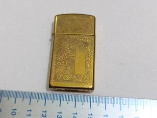 Accendino Zippo Slim Dorato H-XI 1995