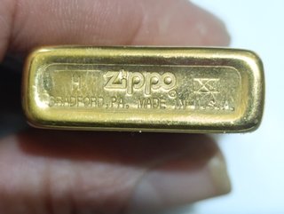 Accendino Zippo Slim Dorato H-XI 1995
