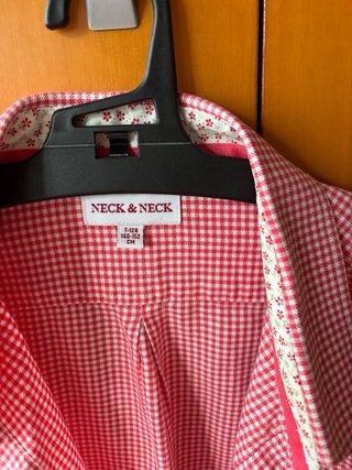 Blusa Neck & Neck cuadros niña