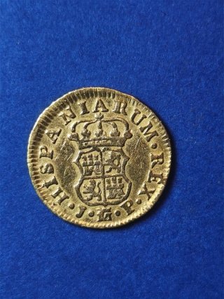 Medio escudo de oro, Carlos 3 cara rata