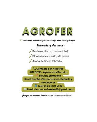 AGROFER cuidamos de tu finca o monte