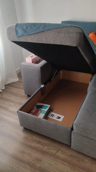Sofá Cheislong Gris con cama