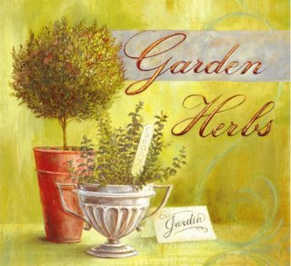 Cuadro 40 cm Hierbas de jardín