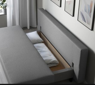 Sofá Cama Ikea Gris
