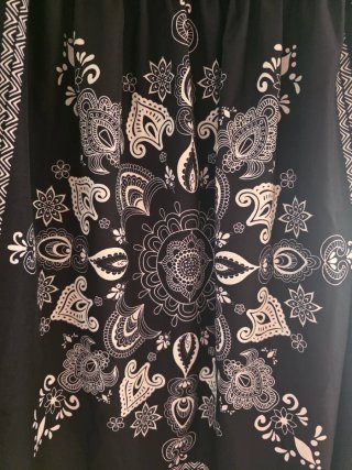 Vestido palabra de honor negro talla 4XL