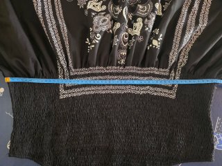 Vestido palabra de honor negro talla 4XL