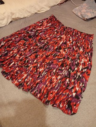 Falda estampada talla única