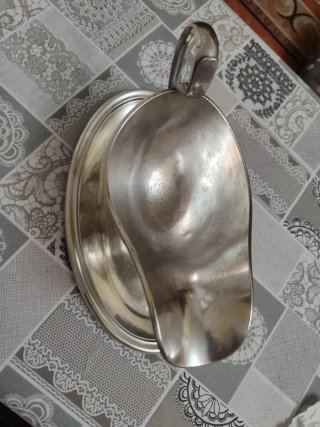 Salsera Christofle vintage con plato