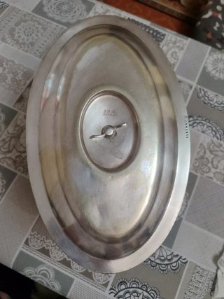 Salsera Christofle vintage con plato