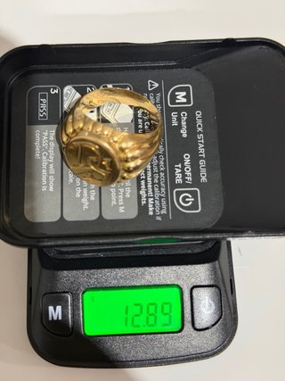 Anillo de oro 18k con iniciales DS