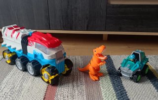 Camión Patrulla Canina Dino y Coche Rex