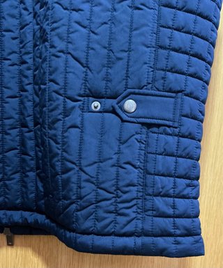 Chaleco Hackett London acolchado azul XL