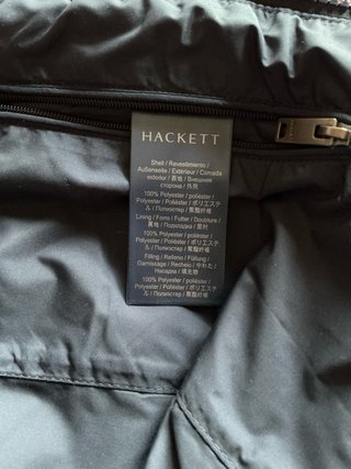 Chaleco Hackett London acolchado azul XL