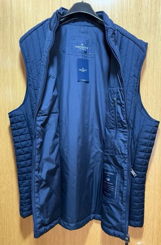 Chaleco Hackett London acolchado azul XL