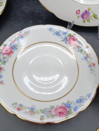 Set mix tríos tazas té porcelana francesa