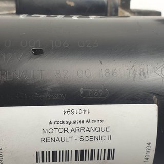 MOTOR ARRANQUE RENAULT RENAULT SCENIC II (X84,JM) 2003-2010