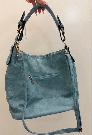 Borsa a spalla turchese