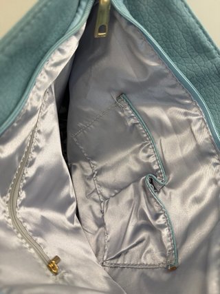 Borsa a spalla turchese