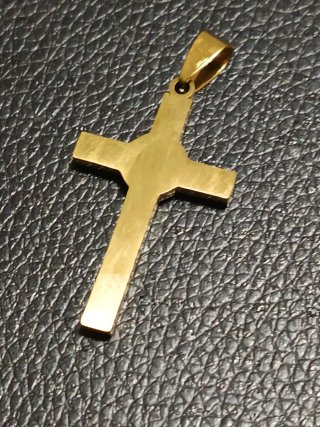 Colgante Cristo Chapado Oro 18k Multicolor