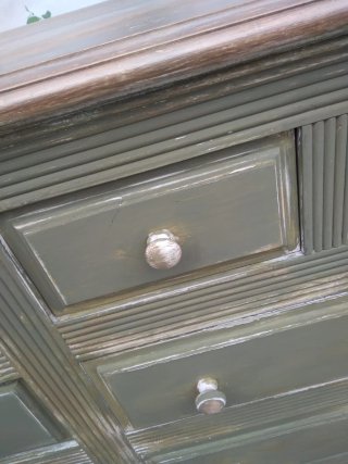 Aparador Verde Madera.Medida160×80×50