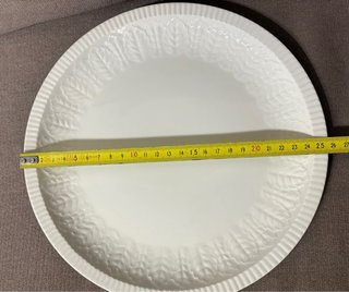 Pontesa Plato Llano Grande Porcelana Blanca