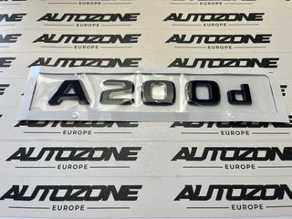 Emblema A200d negro para maletero de Mercedes Benz