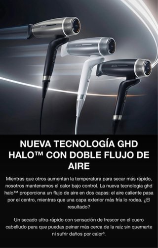 Secador de pelo ghd Speed plateado