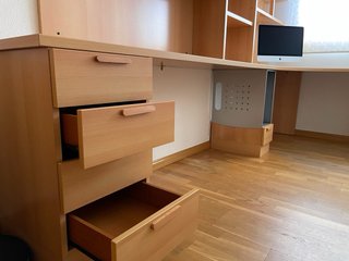 Mueble de estudio modular madera