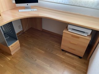 Mueble de estudio modular madera