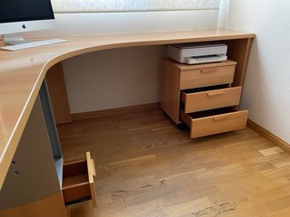 Mueble de estudio modular madera
