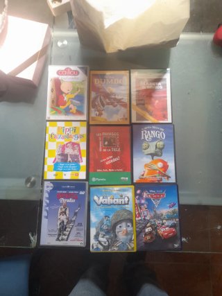Lote 9 Películas DVD Infantil y Familiar