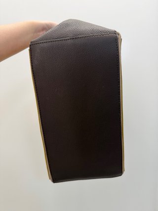 Borsa in pelle multicolore