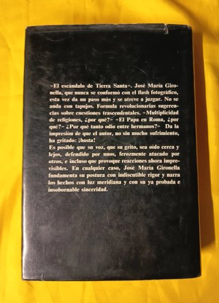 Libro El Escándalo de Tierra Santa  José Gironella